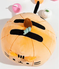Pusheen Pumpkin Jack-O'-Lantern Squisheen Plush