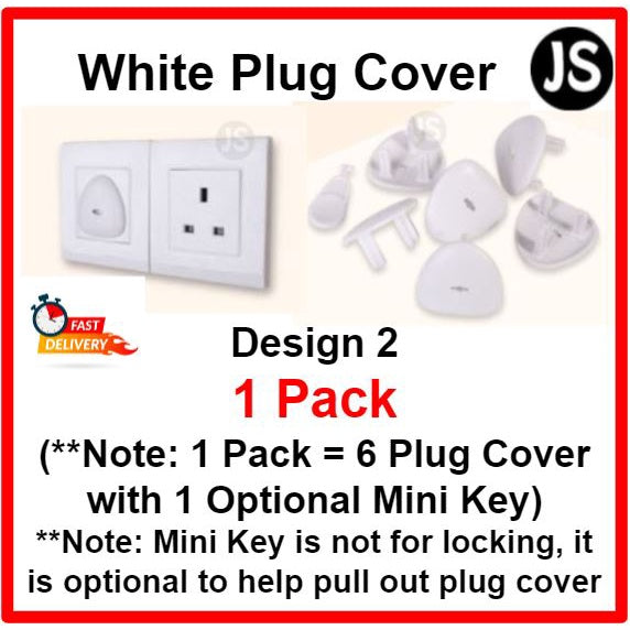 Standard UK Socket Plug Key Baby Child Safety Full Protective Cover