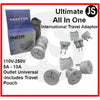 All In one International Travel adaptor with Pouch