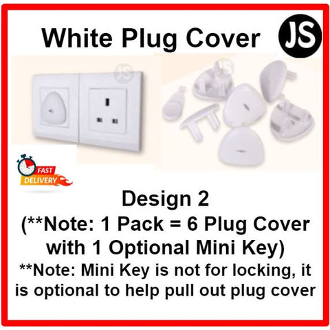 Standard UK Socket Plug Key Baby Child Safety Full Protective Cover