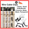 Wire Cable Clips Organizer Desktop & Workstation Clips Cord Management Holder USB Charging Data Line Pants Cable Winder