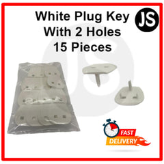 Ultimate Socket Plug Key 2 Pin To 3 Pin Uk Standard Adaptor (11 Combinations) - White, Colours, Black